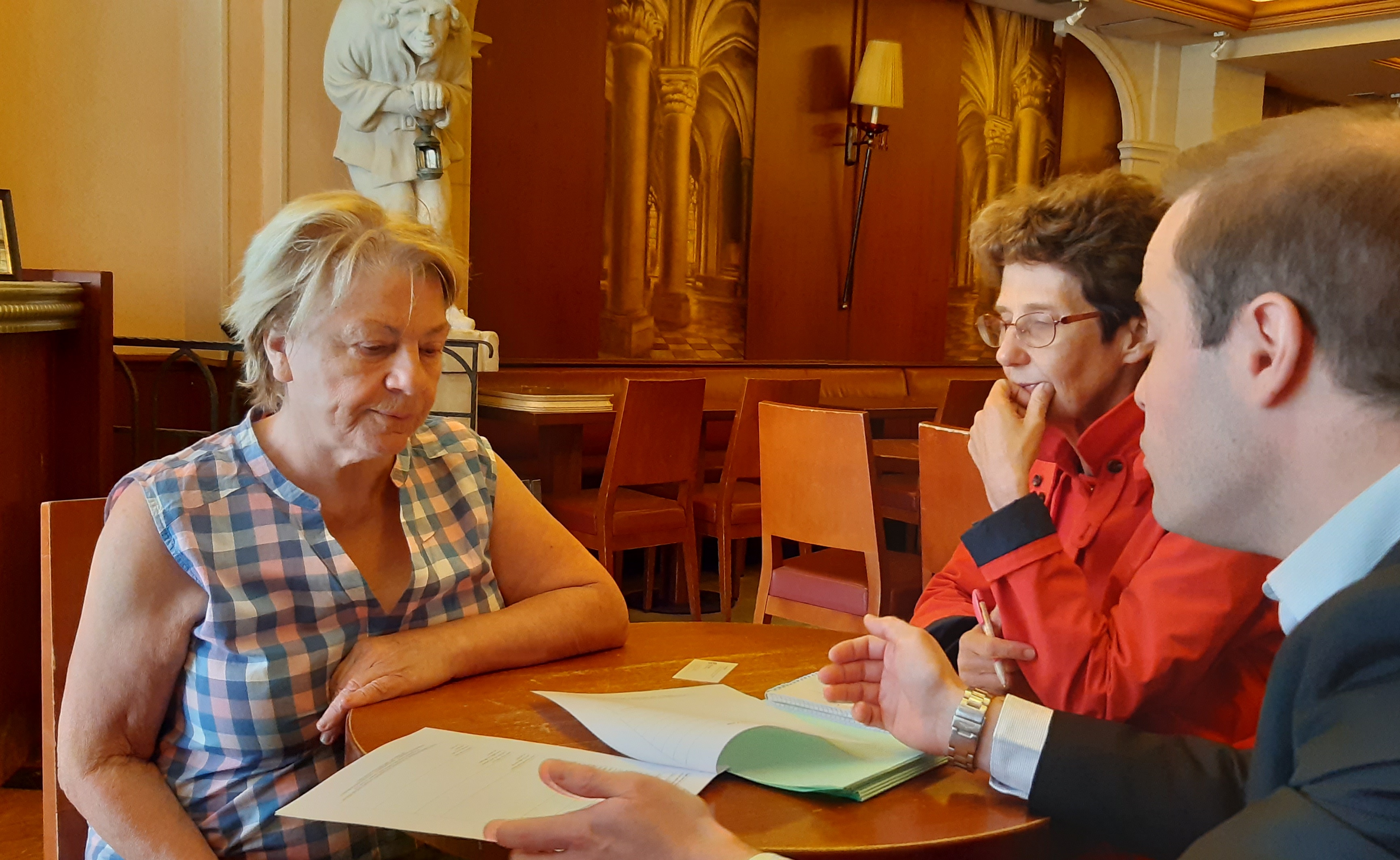 Marie-Madeleine Miquel, dirigeante du café-restaurant A l’Ombre de Notre Dame