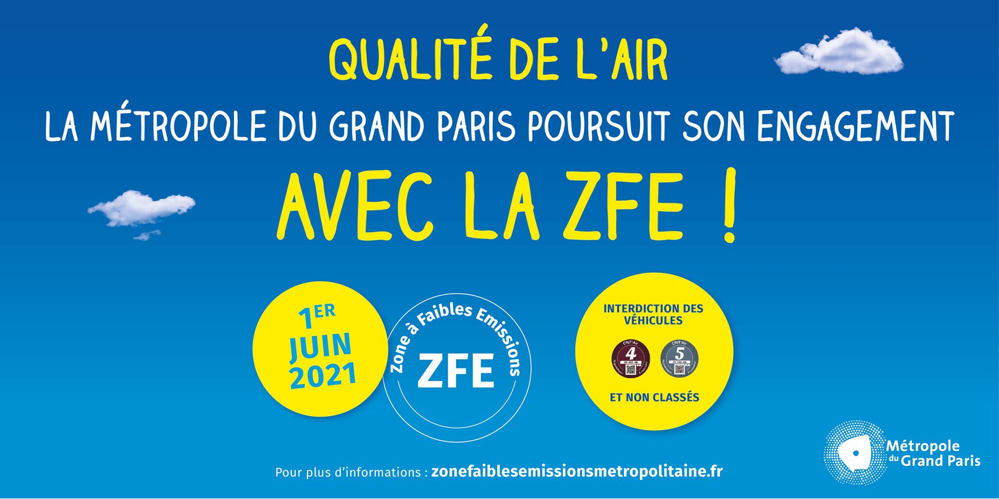 métropole du grand paris : zone à faibles émissions métropolitaine métropole du grand paris : zone à faibles émissions métropolitaine
