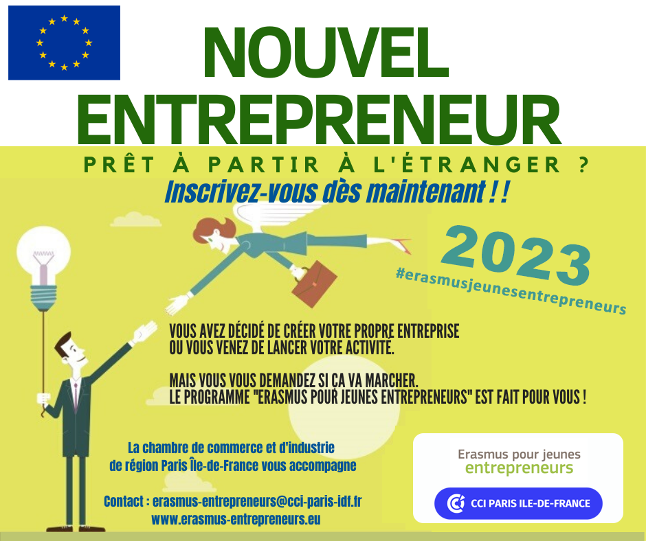 Erasmus pour jeunes entrepreneurs