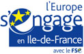 Logo l'europe s'engage en idf