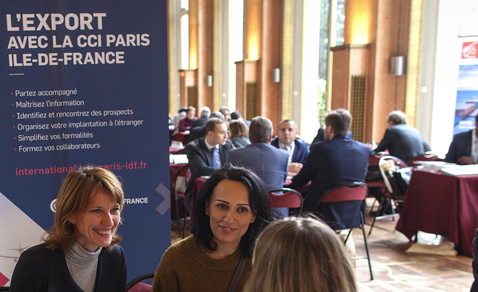 Rendez-vous B to B avec des experts de la CCI paris Ile-de-France