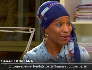 Prix  Femme créatrice - Sarah OUATARRA - Société SAMARA - CONCIERGERIE D'ENTREPRISES