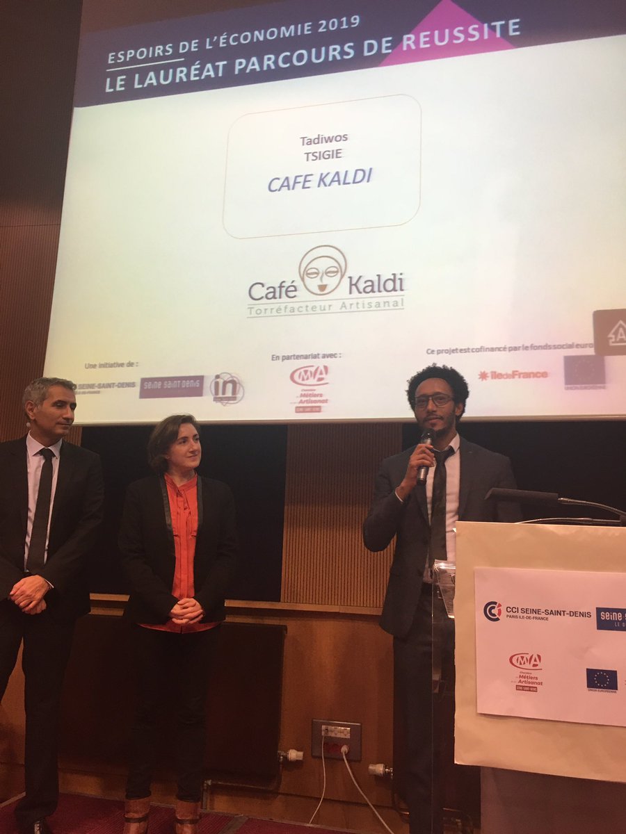 Prix parcours de réussite - Tadiwos TSIGIE - Société CAFE KALDI