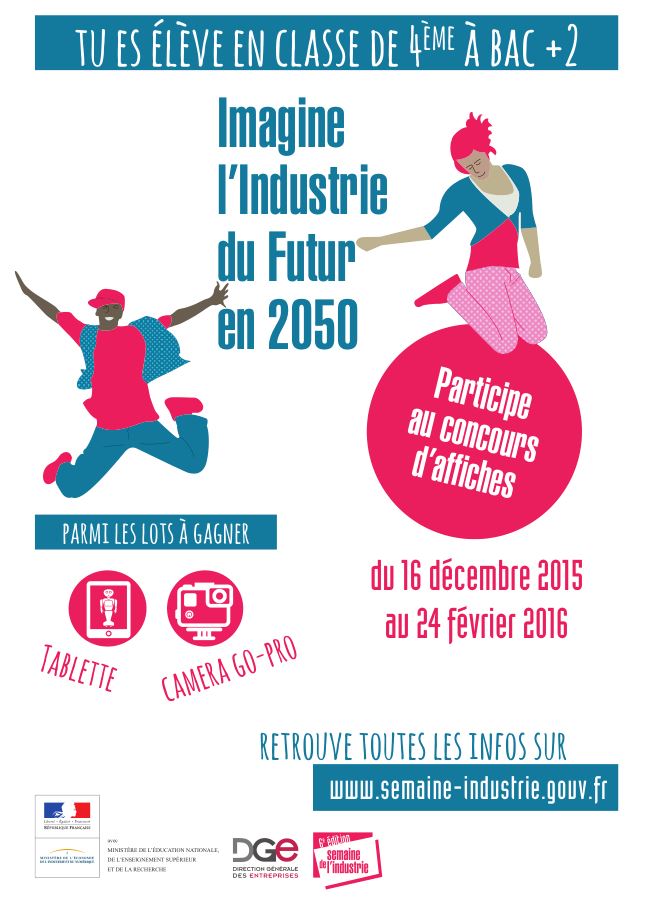 Concours d'affiche "Imagine l'Industrie du futur en 2050"