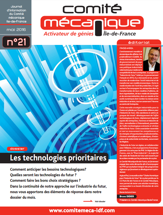 Consulter le dernier numéro du Journal d'Information du Comité mécanique Île-de-France