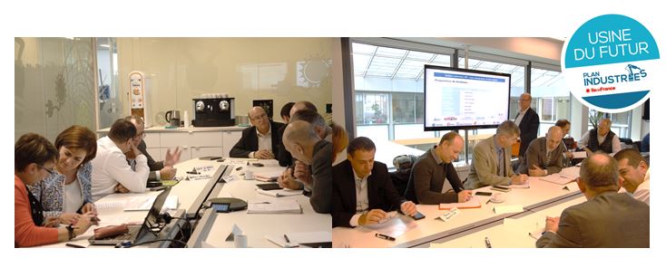 Séminaire de l'action Production Performante, une action du volet "Usine du futur" du Plan Industries Île-de-France Séminaire de l'action Production Performante, une action du volet "Usine du futur" du Plan Industries Île-de-France