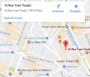 plan 16 rue Yves Toudic, Paris 10 plan 16 rue Yves Toudic, Paris 10