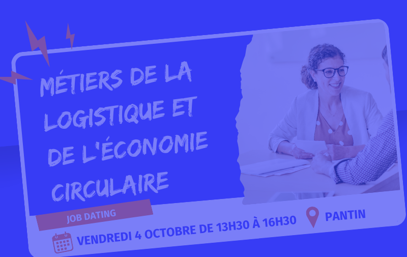 Job Dating dans les métiers de la logistique et de l'économie circulaire, en partenariat avec Lemontri Job Dating dans les métiers de la logistique et de l'économie circulaire, en partenariat avec Lemontri