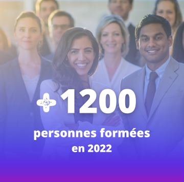 +1200 personnes formées en 2022
