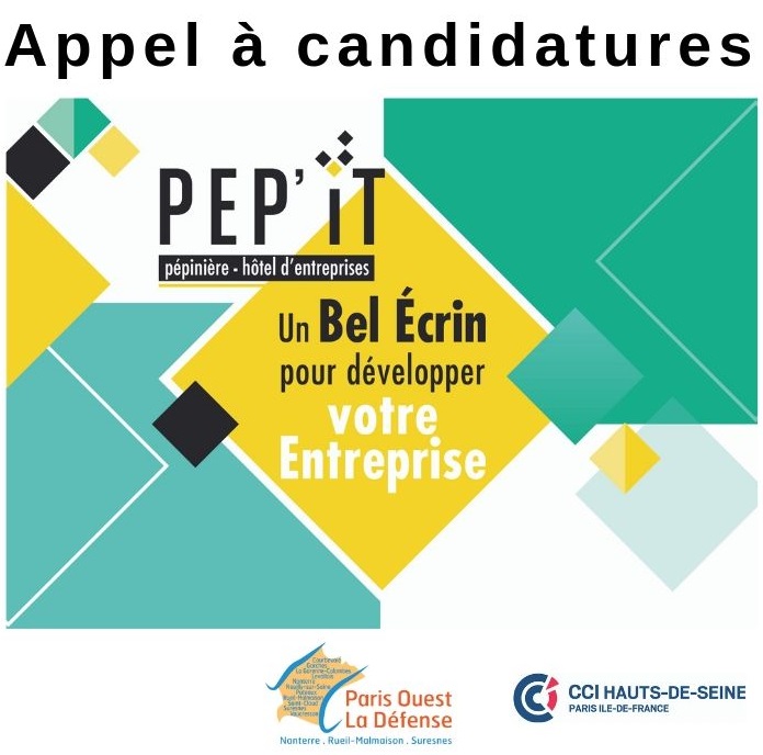 Appel à candidature pépinière d'entreprises Pepit' à Nanterre Appel à candidature pépinière d'entreprises Pepit' à Nanterre