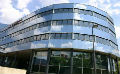 Vue du siège de la Chambre de commerce et d'industrie départementale Val d'Oise à Cergy-Pontoise