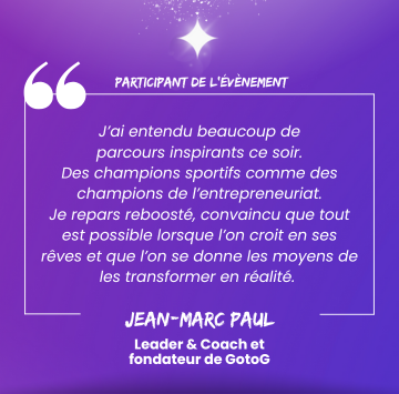 Jean-Marc Paul Leader & Coach et fondateur de GotoG Jean-Marc Paul Leader & Coach et fondateur de GotoG