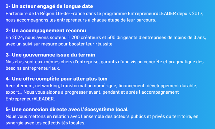 5 bonnes raisons de choisir la CCI Paris Île-de-France