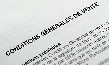 Conditions générales de vente (CGV)