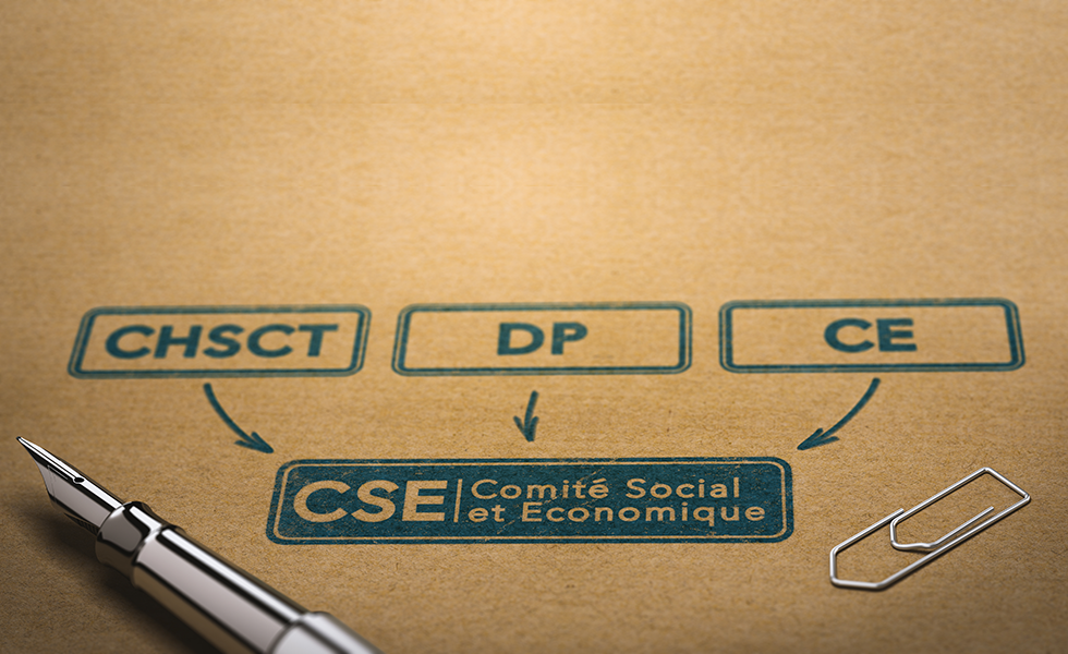 Panneaux d'affichage à disposition du CSE Comité Social et Economique