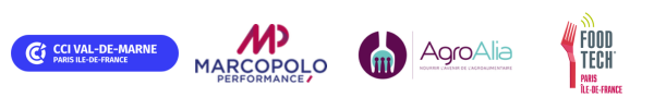 logo des partenaires marcopolo performance agroalia foodtech paris idf