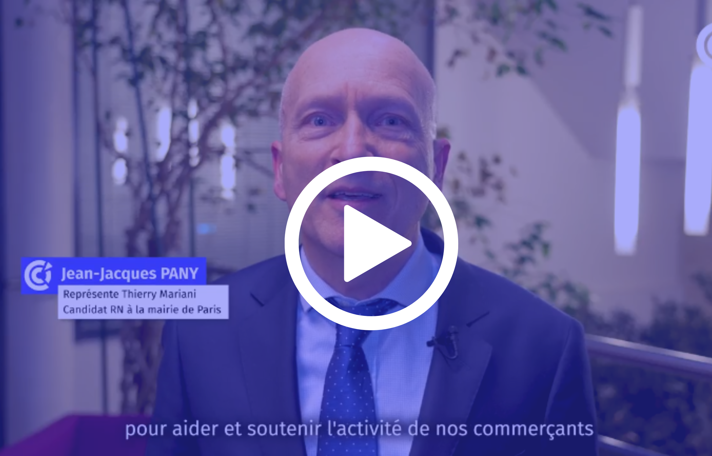 Interview Jean-Jacques PANY représente Thierry MARIANI