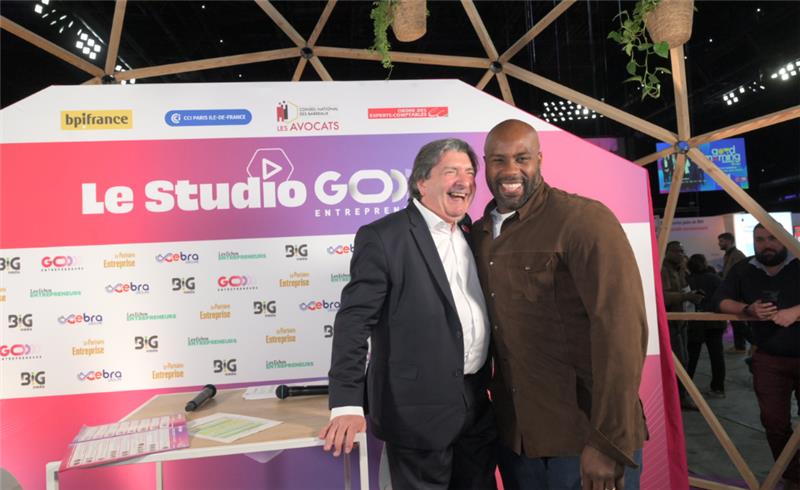 Teddy Riner et Dominique Restino