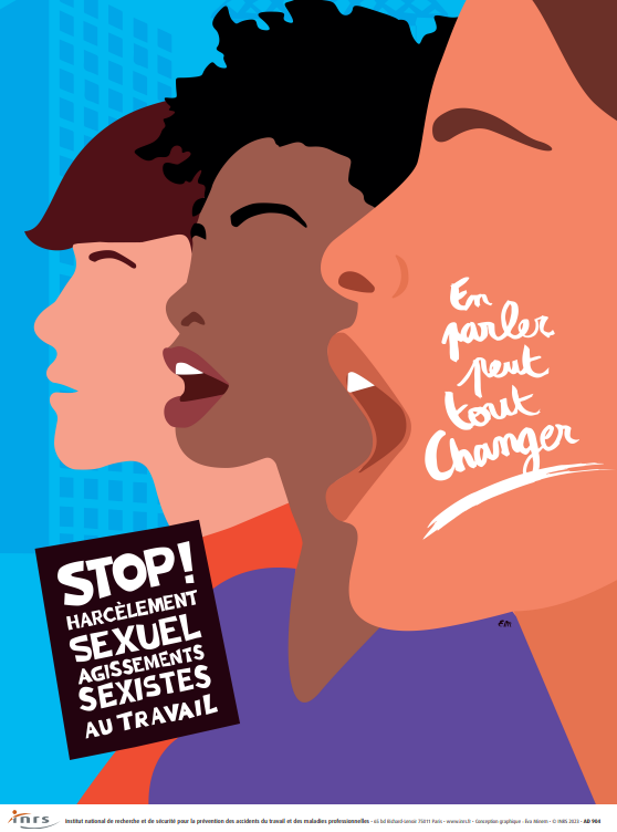 Affiche harcèlement sexuel