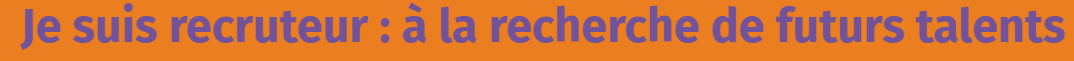 je suis recruteur à la recheche d'une alternance